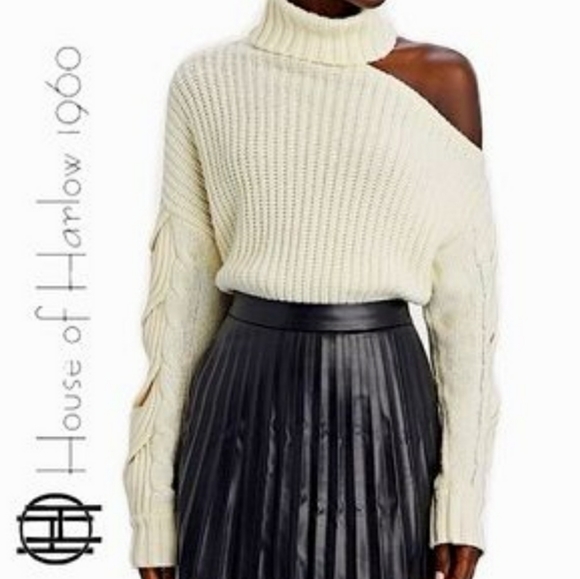 House of Harlow 1960 Sweaters - New House of harlow  white knitted sweater size xs